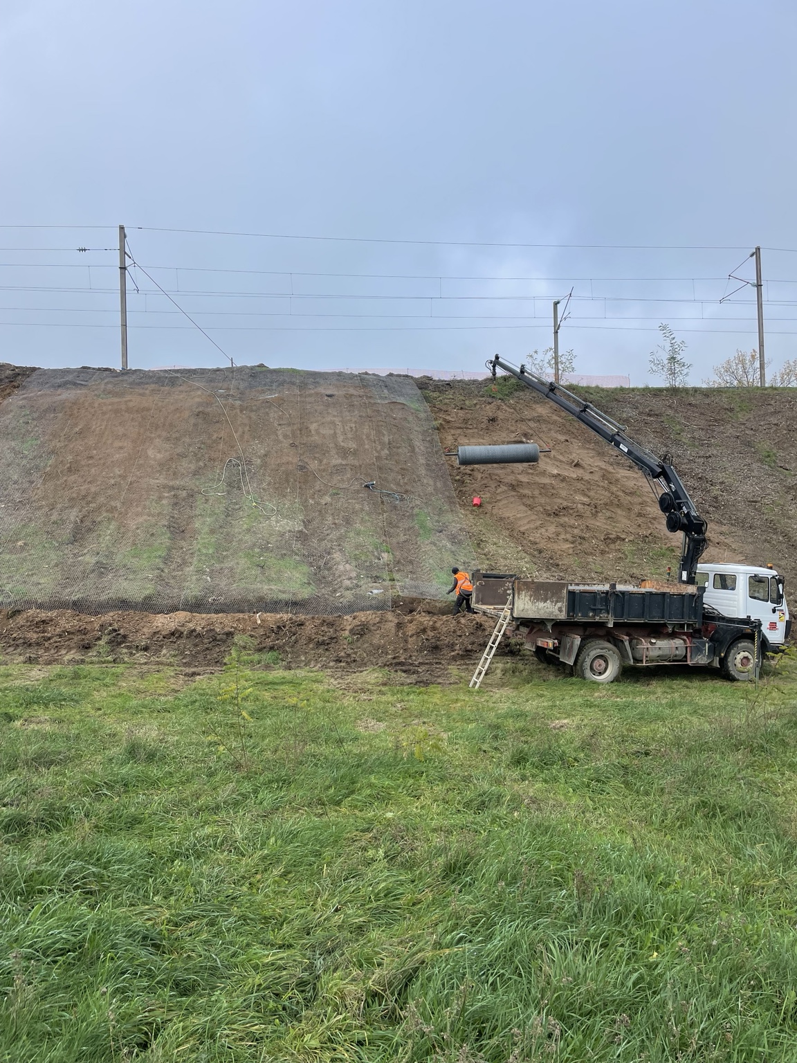 Travaux spéciaux de talutage